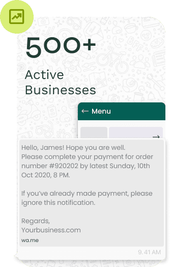 500+ Active Businesses